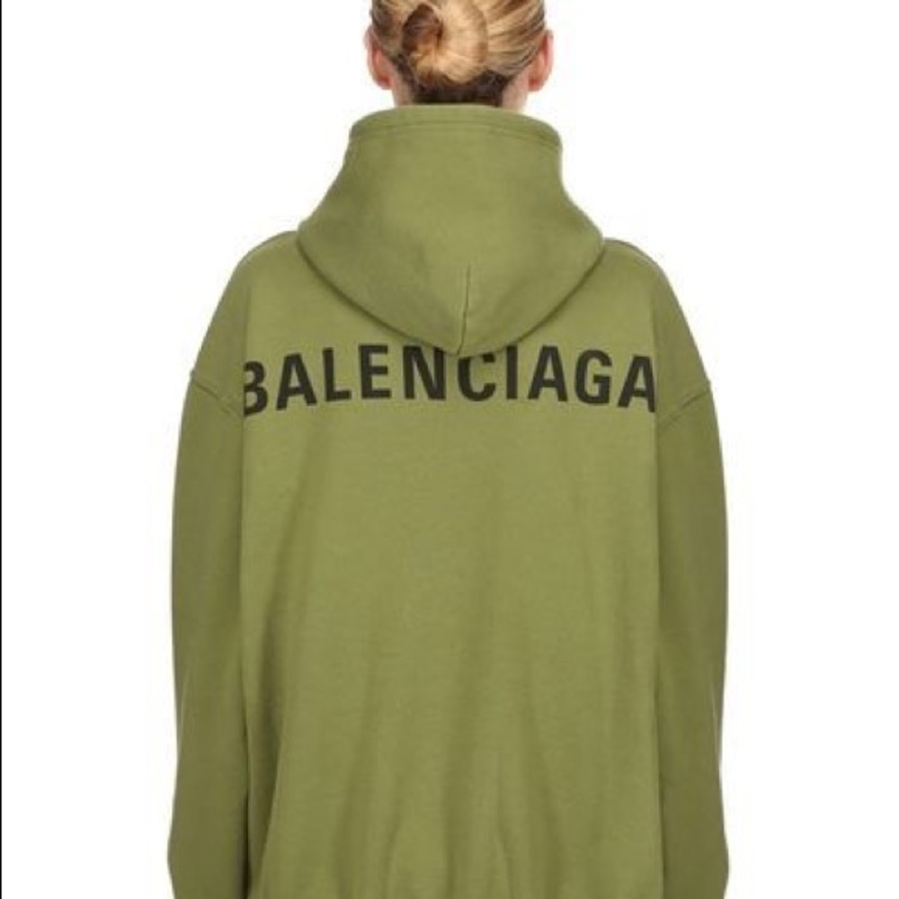Like new Balenciaga logo hoodie